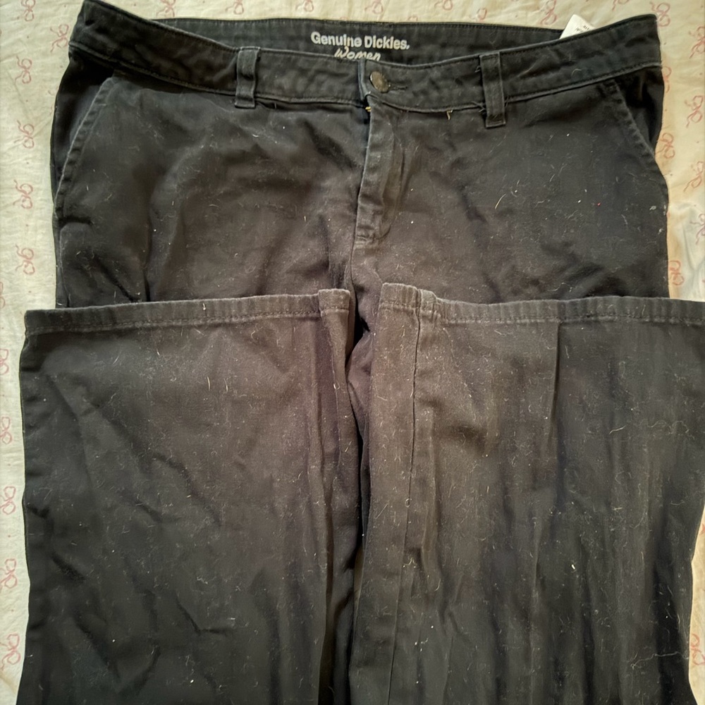 Dickies Women's Black Ankle Pants